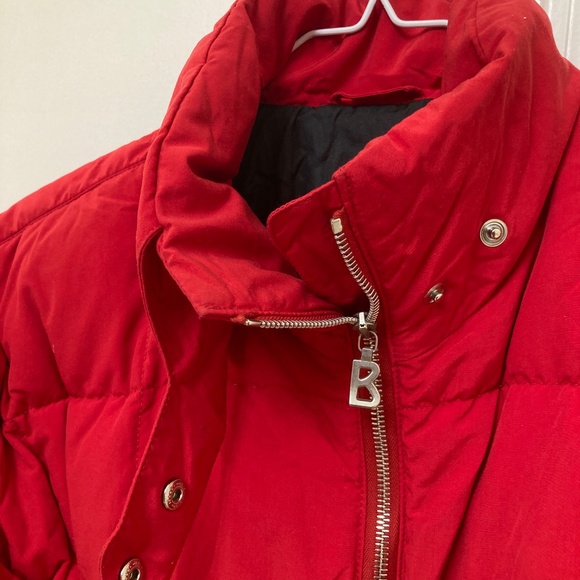 Vintage Bogner Red Goose Down Filled Puffer Ski Winter Jacket Women's Size 8 - Picture 2 of 14
